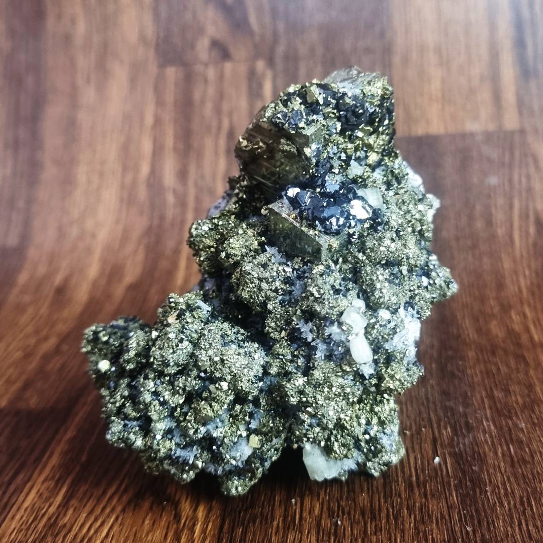 octahedron pyrite crystal cluster clearance sale offer