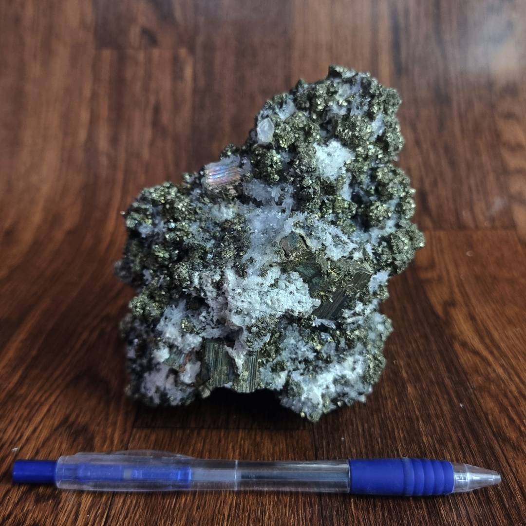 pyrite chalcopyrite sphalerite quartz crystal cluster clearance sale offer