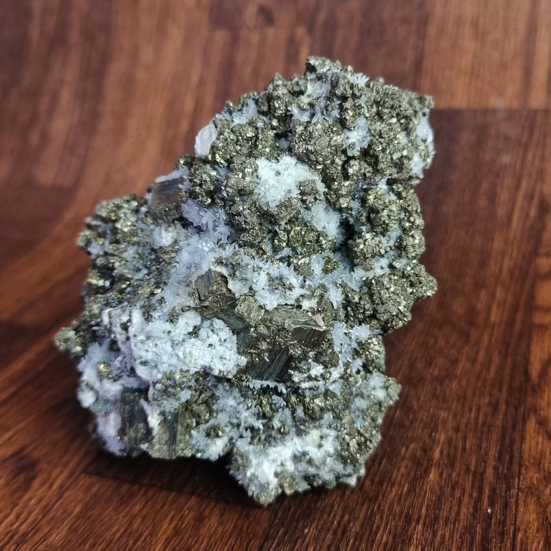 pyrite chalcopyrite sphalerite quartz crystal cluster clearance sale offer