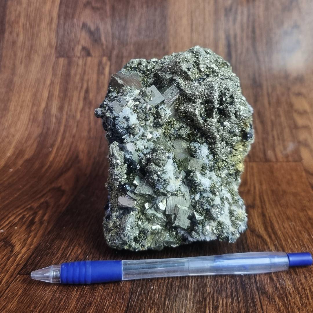 pyrite chalcopyrite sphalerite quartz crystal cluster clearance sale offer