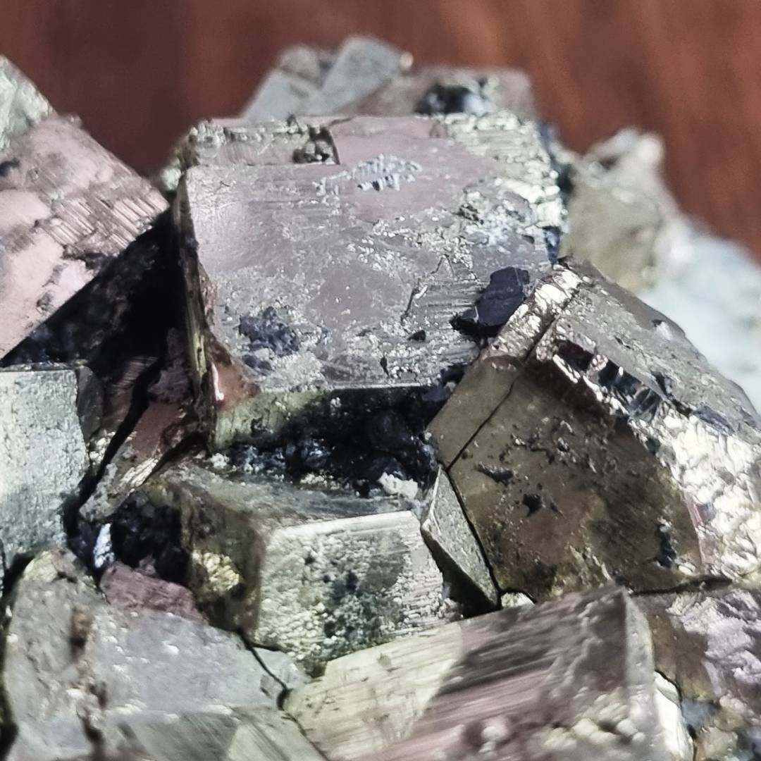 pyrite chalcopyrite quartz crystal cluster clearance sale offer