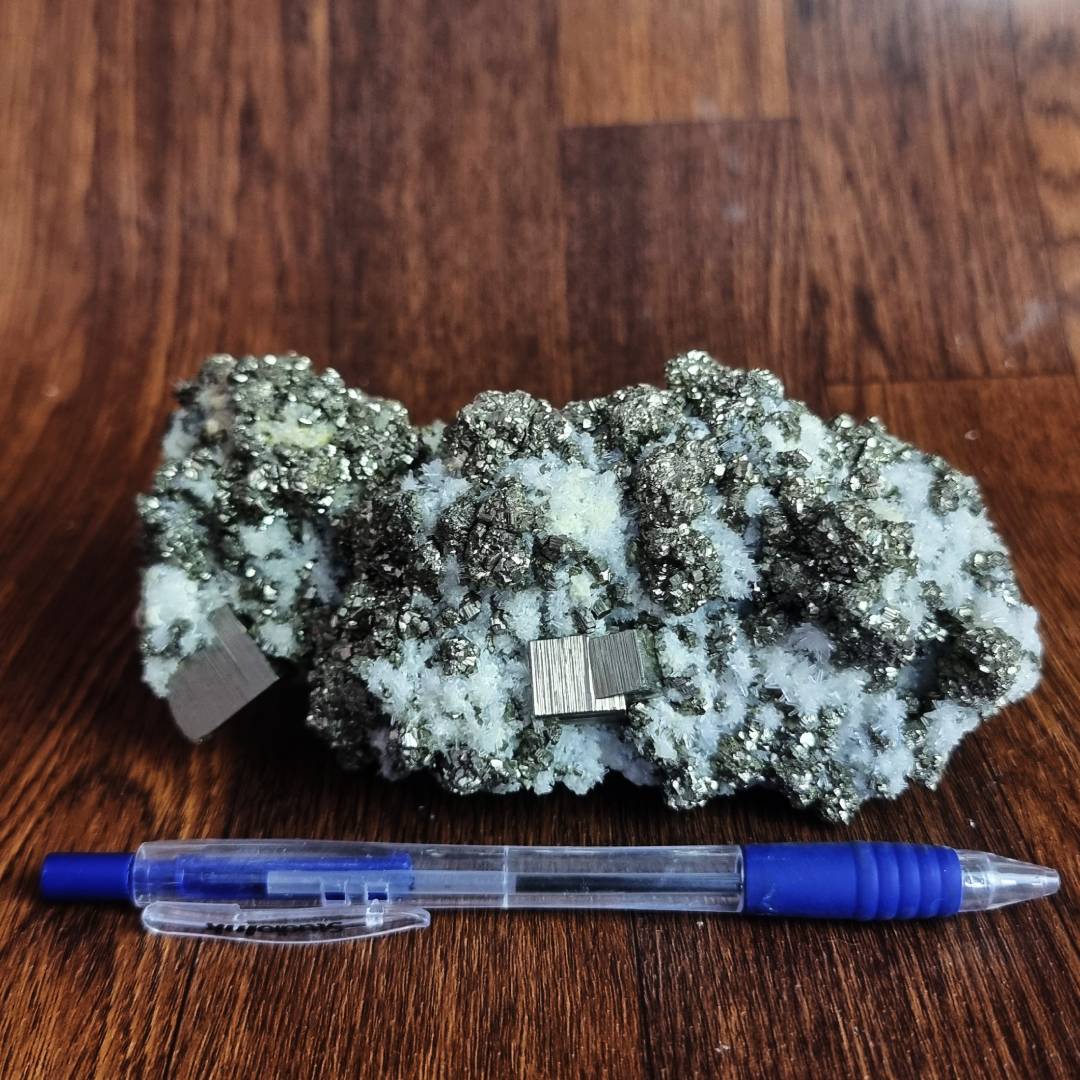 pyrite chalcopyrite quartz crystal cluster clearance sale offer