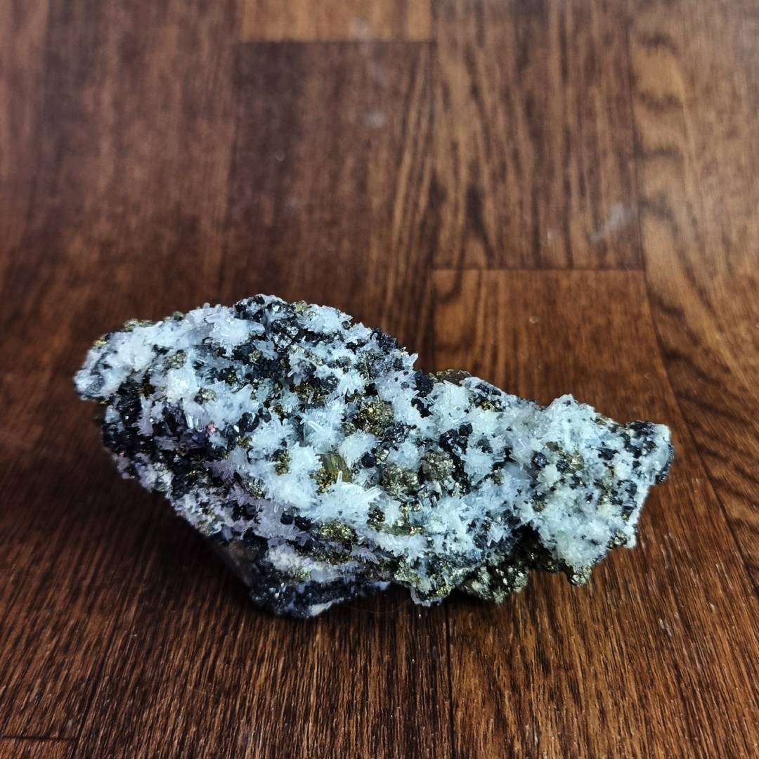 pyrite chalcopyrite quartz sphalerite crystal cluster clearance sale offer