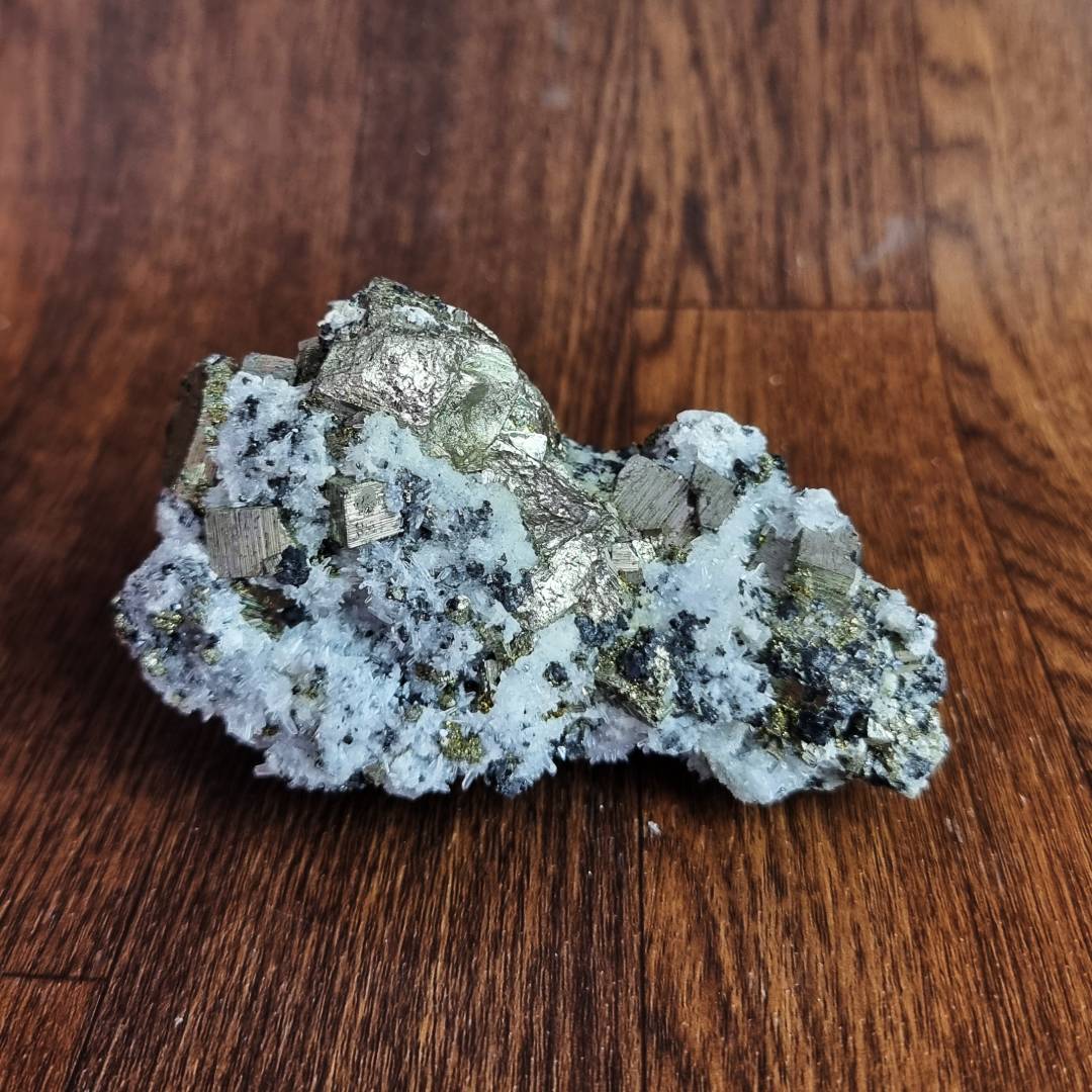 pyrite chalcopyrite quartz sphalerite crystal cluster clearance sale offer