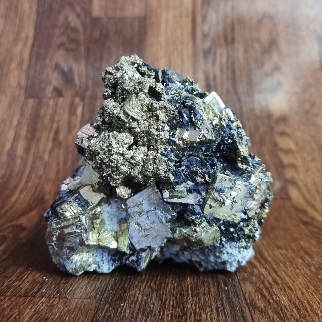 pyrite chalcopyrite sphalerite crystal cluster clearance sale offer