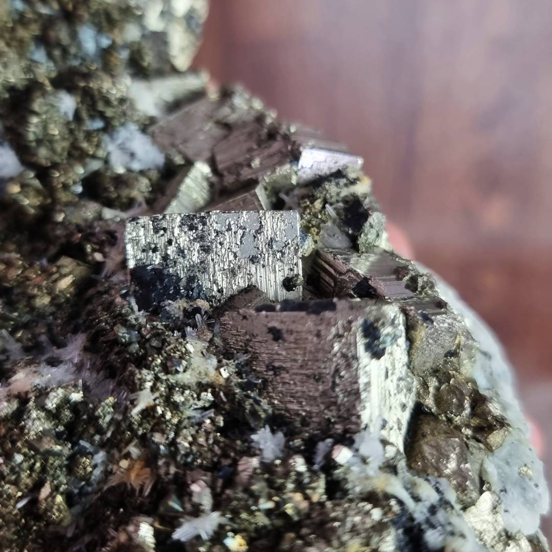 pyrite chalcopyrite crystal cluster clearance sale offer