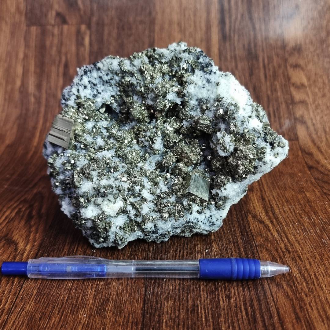 pyrite chalcopyrite quartz crystal cluster clearance sale offer