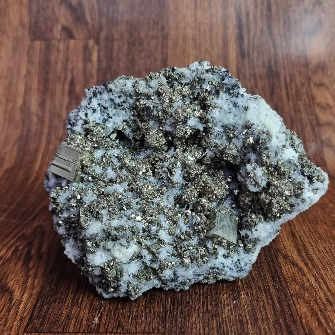 pyrite chalcopyrite quartz crystal cluster clearance sale offer