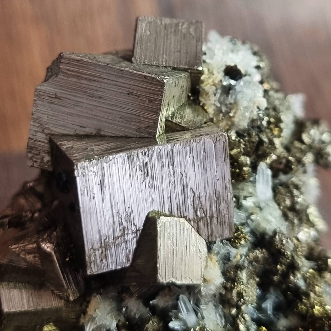 pyrite chalcopyrite quartz sphalerite crystal cluster clearance sale offer