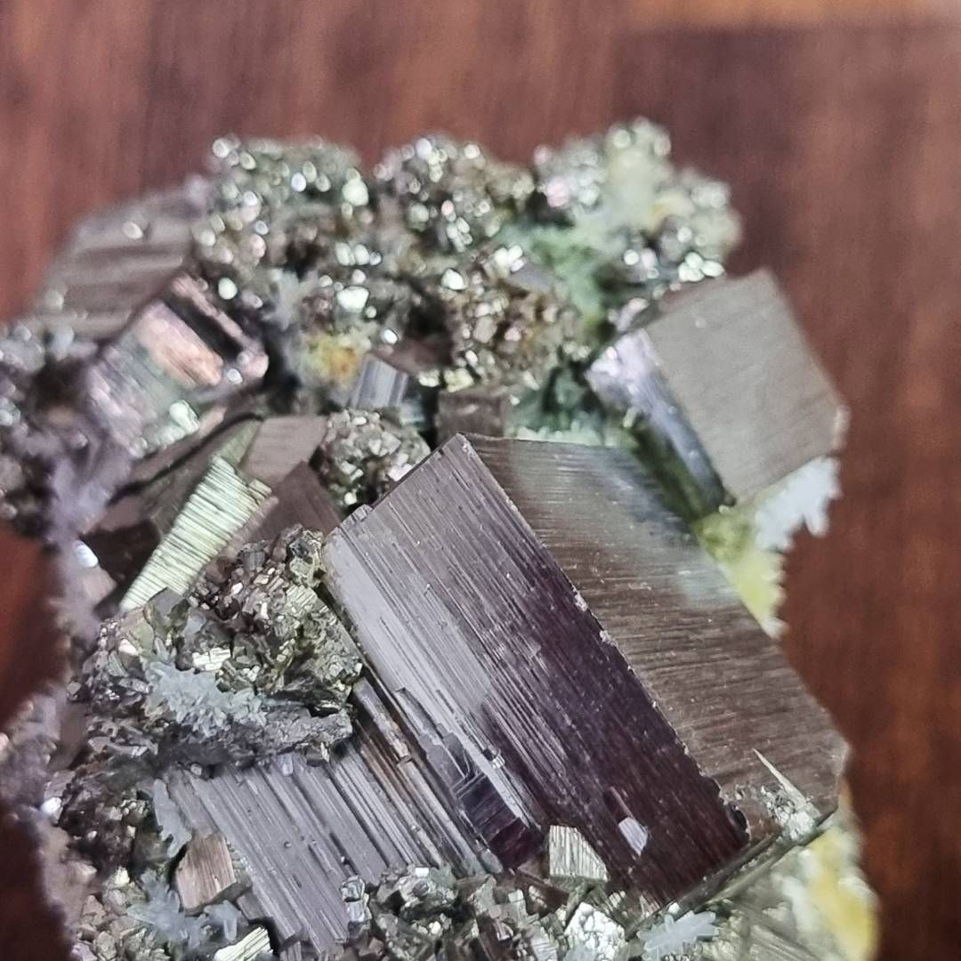 pyrite chalcopyrite quartz crystal cluster clearance sale offer