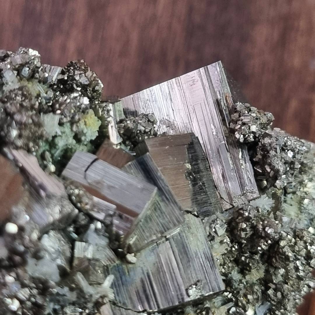 pyrite chalcopyrite quartz crystal cluster clearance sale offer