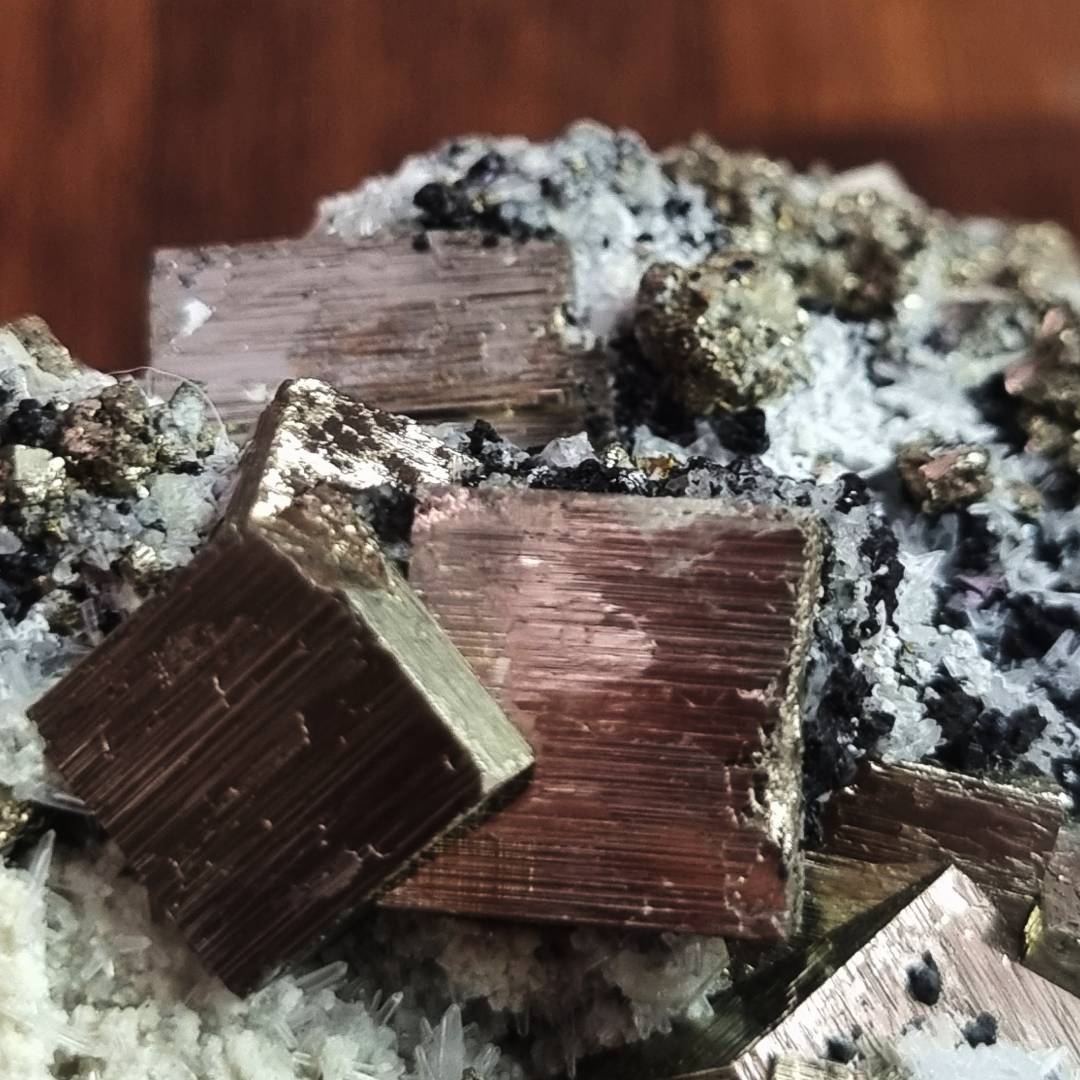 pyrite chalcopyrite quartz sphalerite crystal cluster clearance sale offer