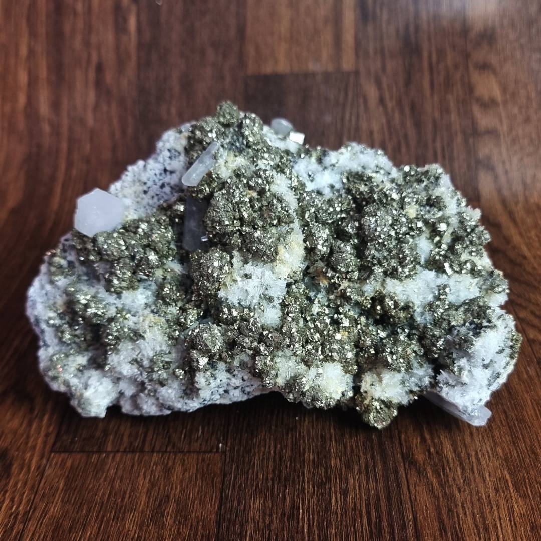 pyrite chalcopyrite sphalerite quartz fluorescent calcite crystal cluster clearance sale offer