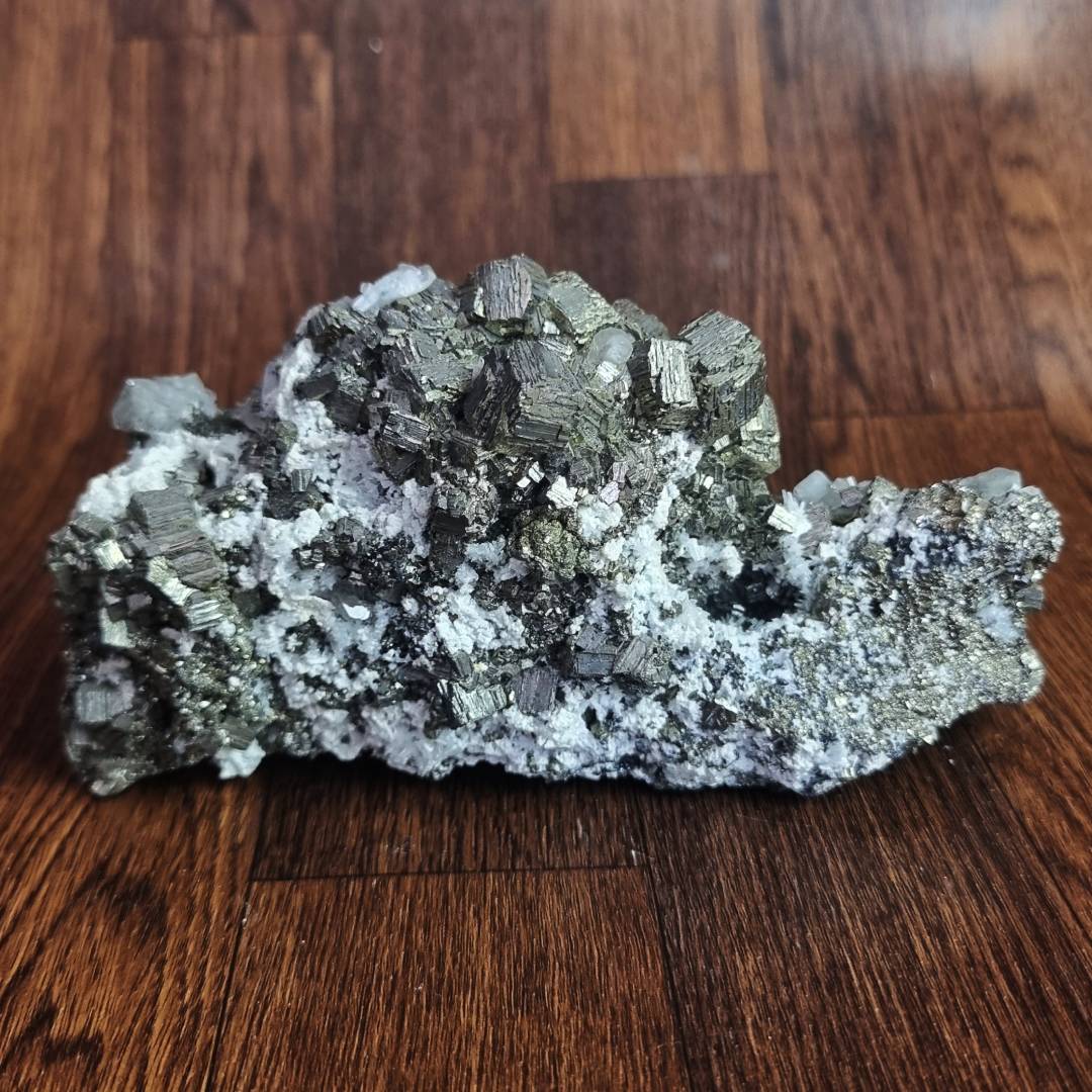 pyrite chalcopyrite sphalerite quartz fluorescent apatite crystal cluster clearance sale offer