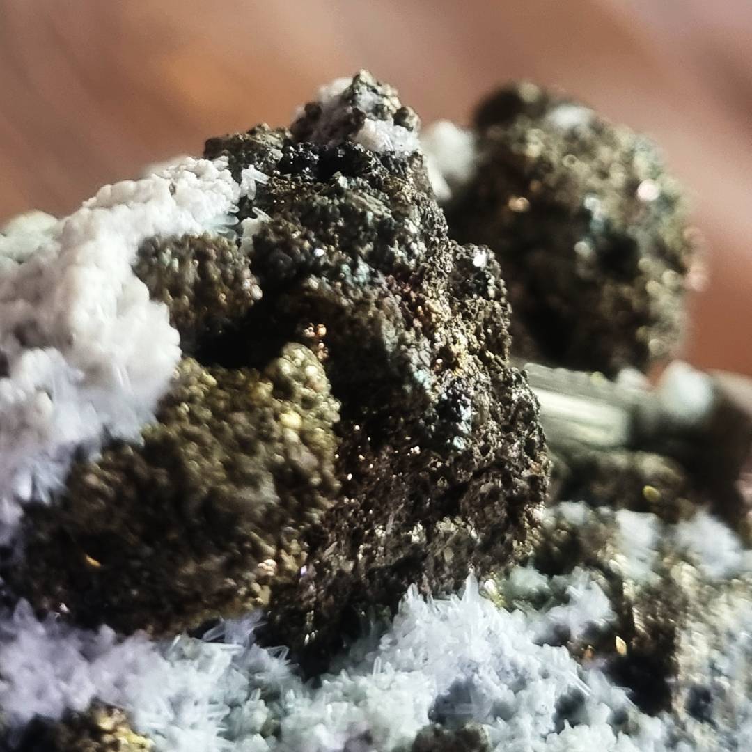 pyrite chalcopyrite quartz crystal cluster clearance sale offer