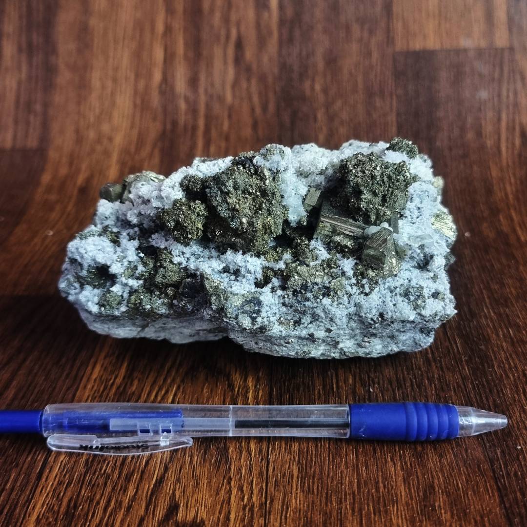 pyrite chalcopyrite quartz crystal cluster clearance sale offer