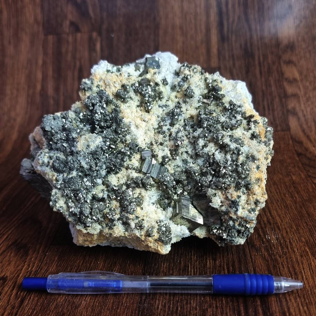 pyrite chalcopyrite quartz crystal cluster clearance sale offer