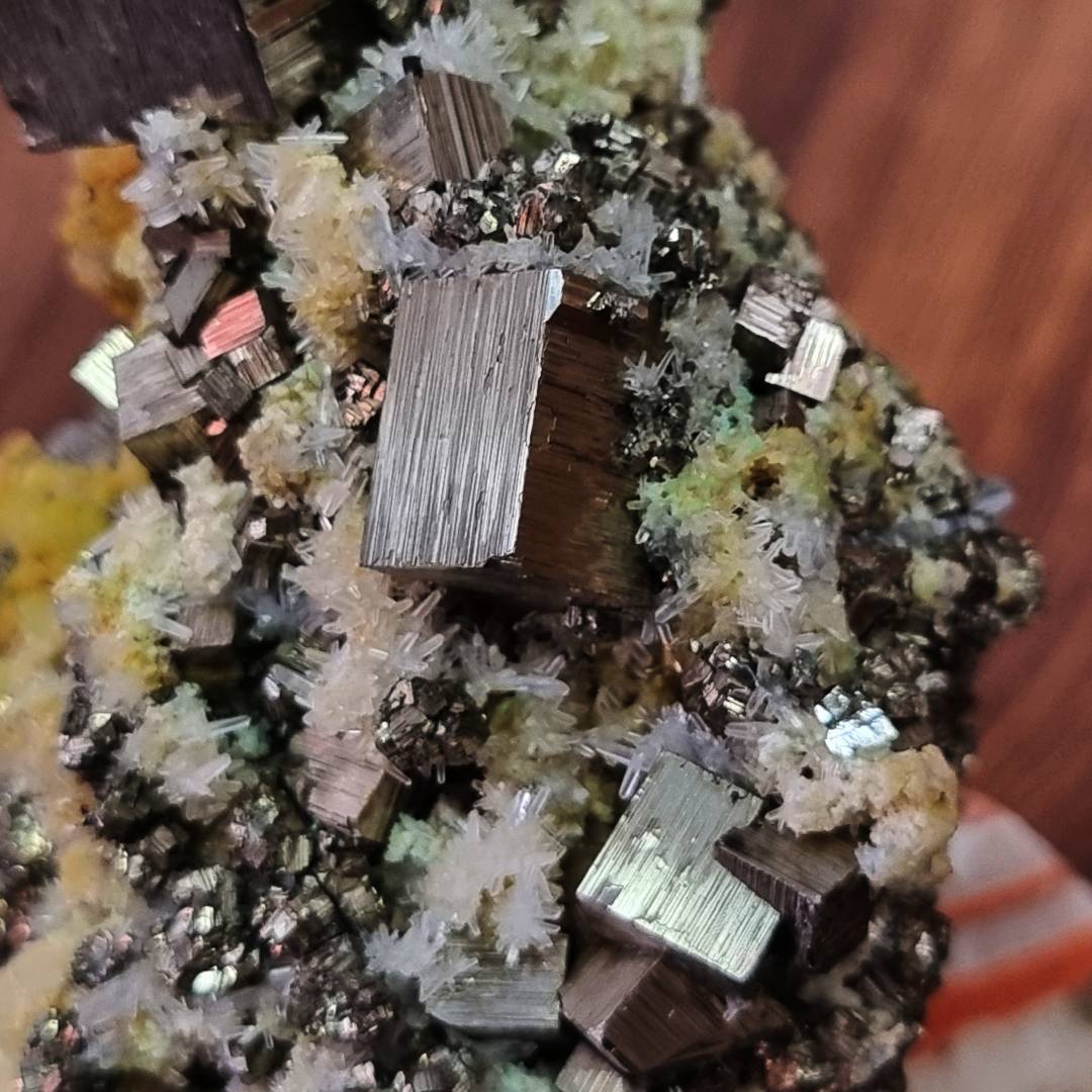 pyrite quartz CHALCOPYRITE crystal cluster clearance sale order