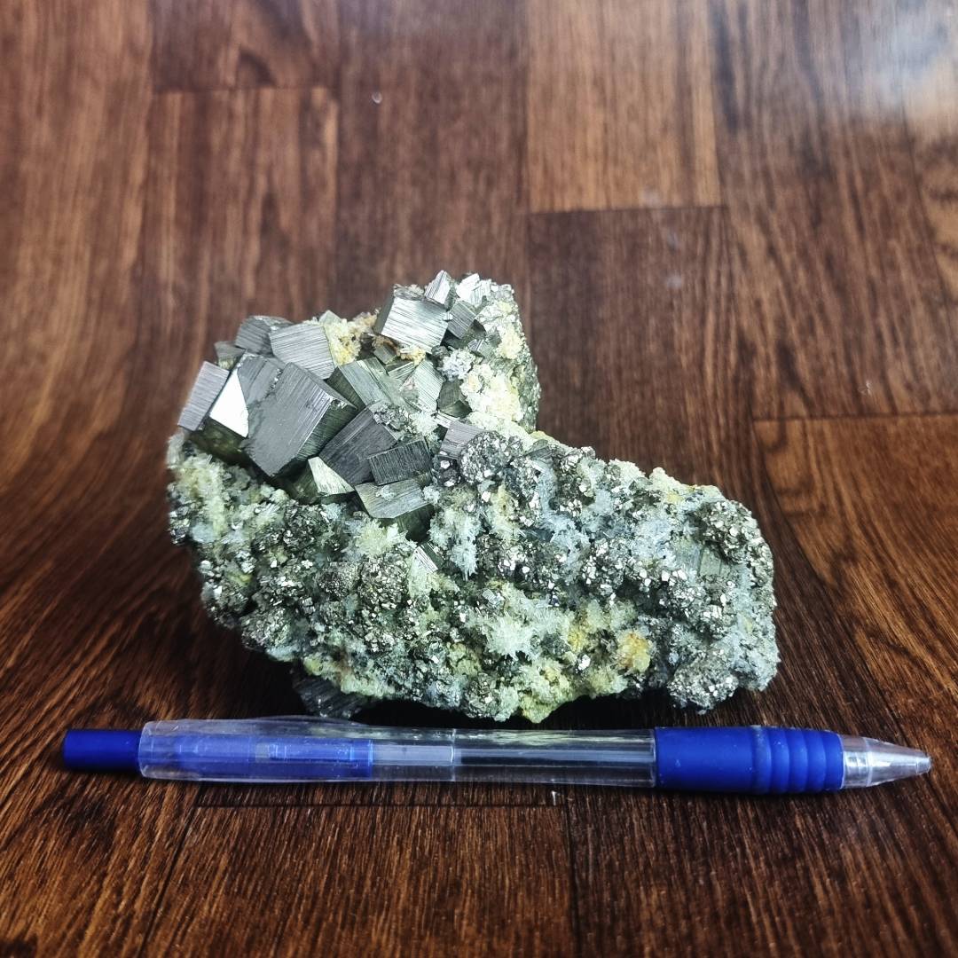 pyrite chalcopyrite quartz crystal cluster clearance sale offer