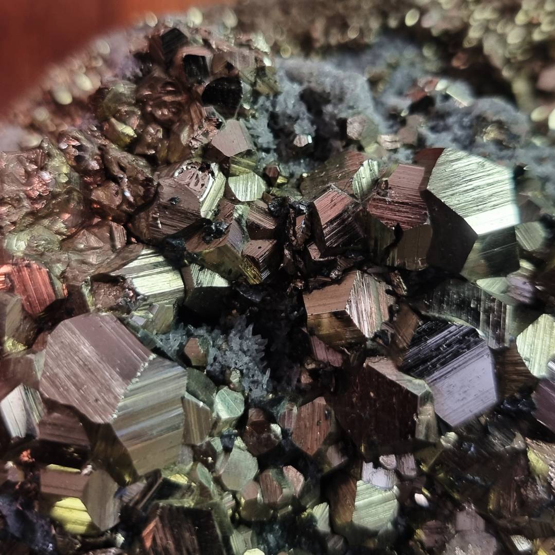 pyrite on quartz crystal cluster clearance sale offer