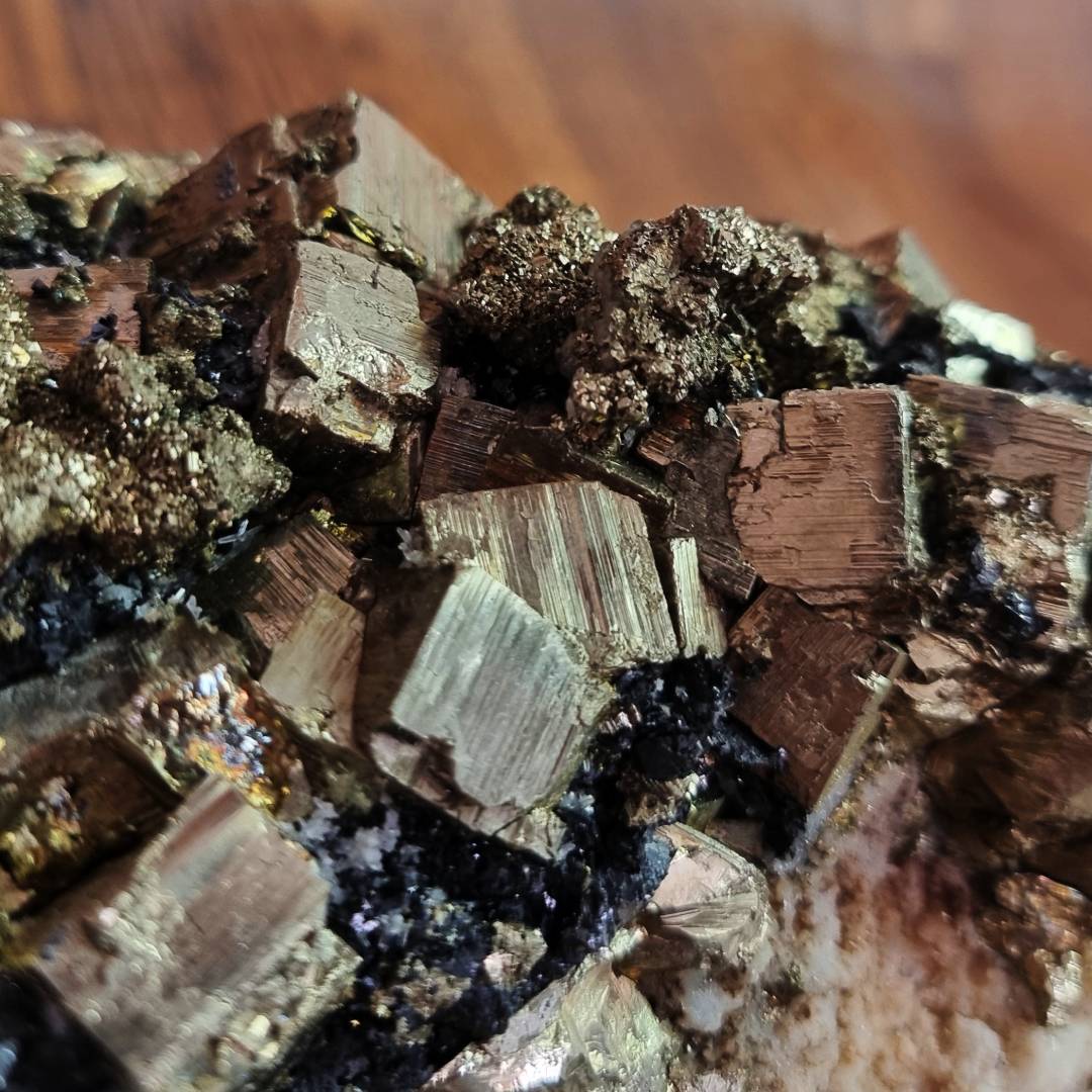 pyrite chalcopyrite quartz sphalerite crystal cluster clearance sale offer