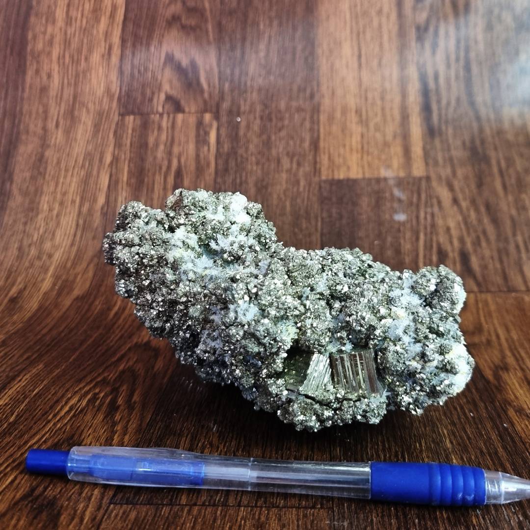 pyrite chalcopyrite quartz crystal cluster clearance sale offer