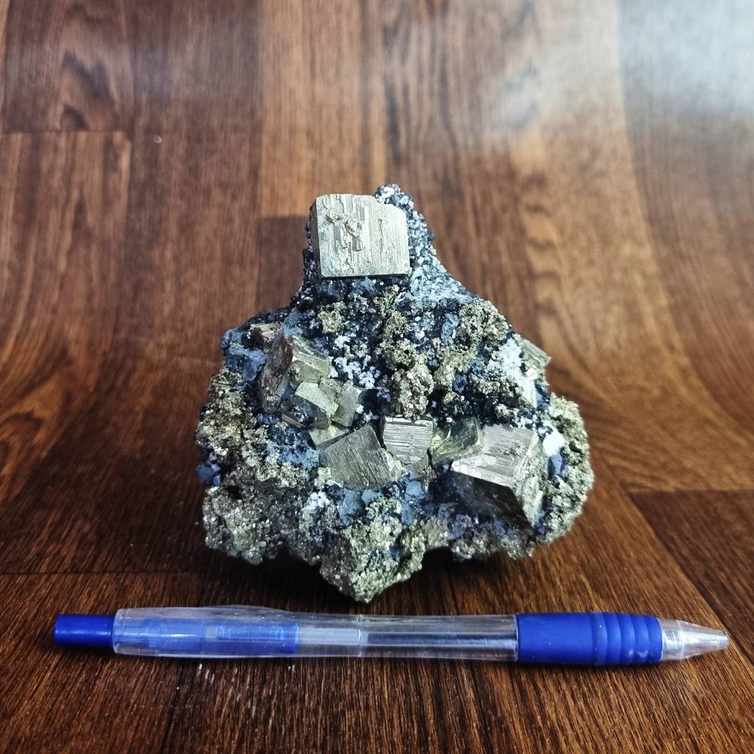 pyrite chalcopyrite sphalerite quartz crystal cluster clearance sale offer