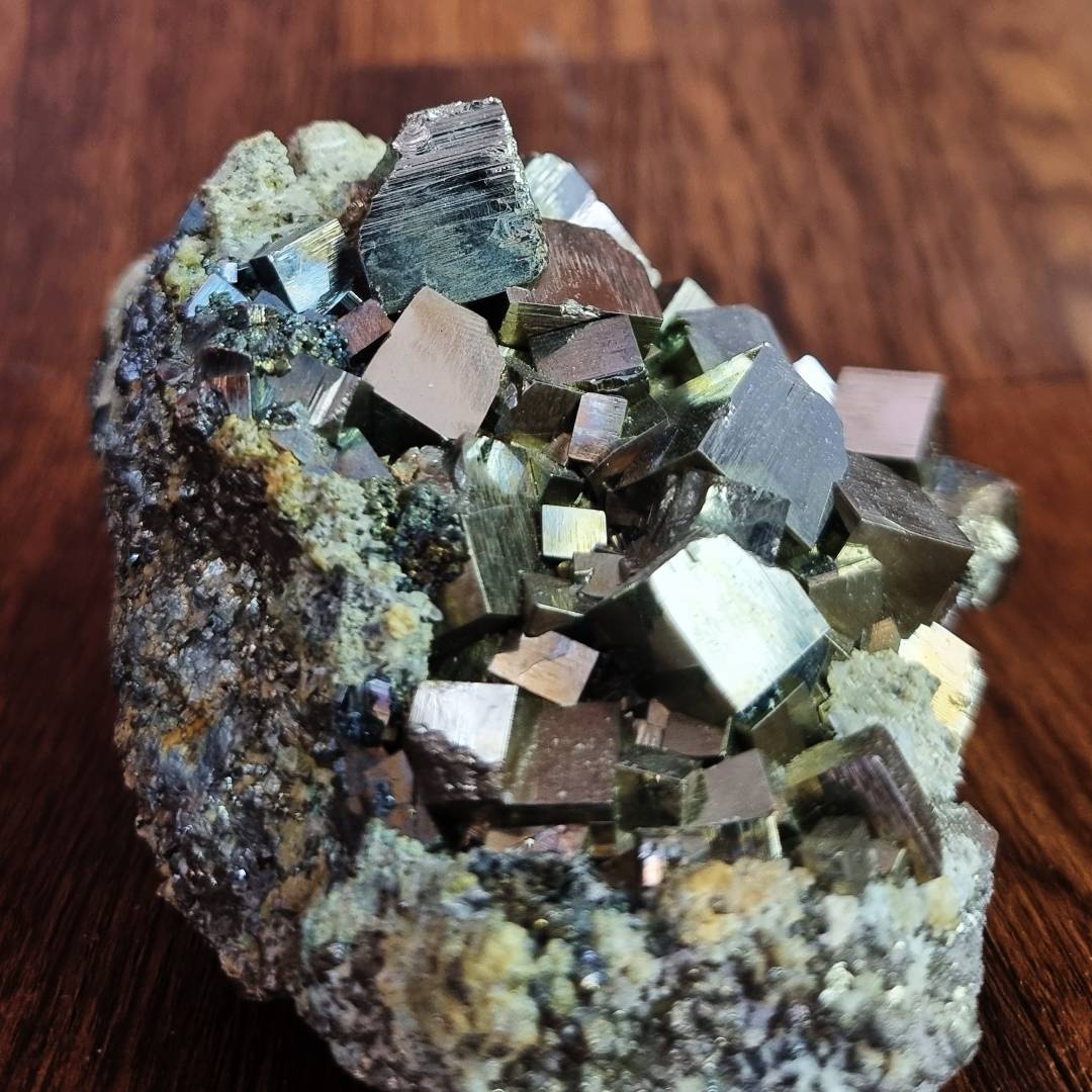 pyrite crystal cluster clearance sale offer