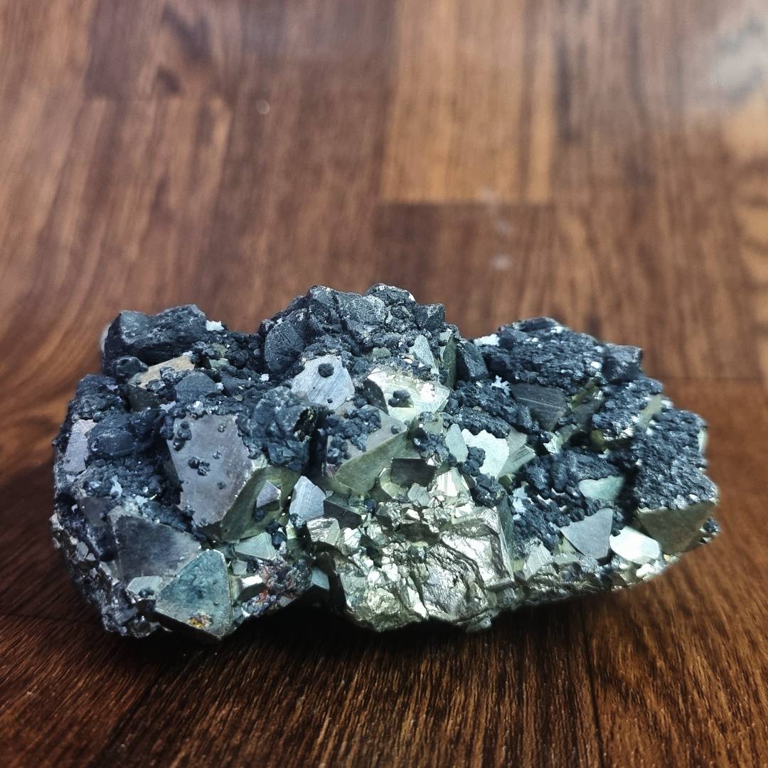 pyrite sphalerite crystal cluster clearance sale offer