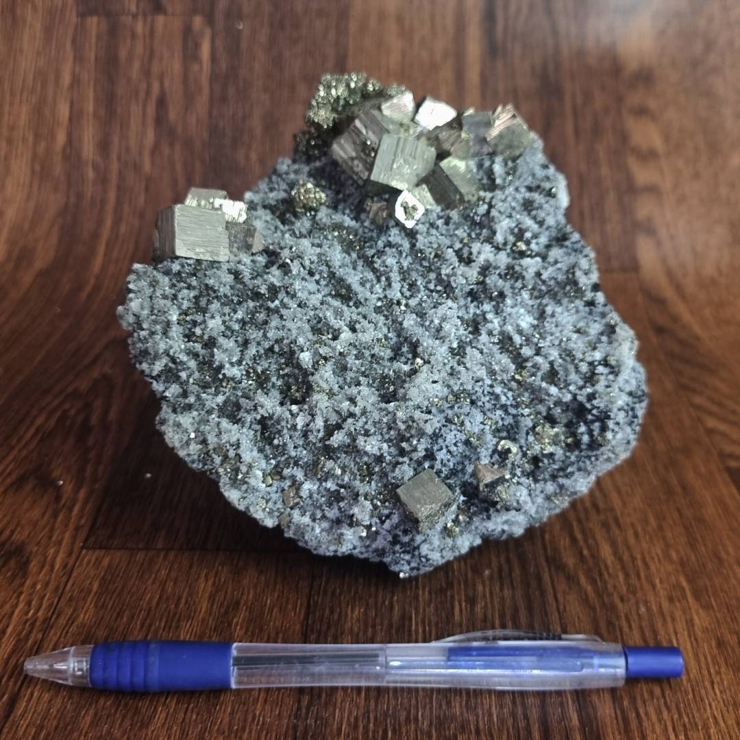 pyrite chalcopyrite sphalerite quartz crystal cluster clearance sale offer