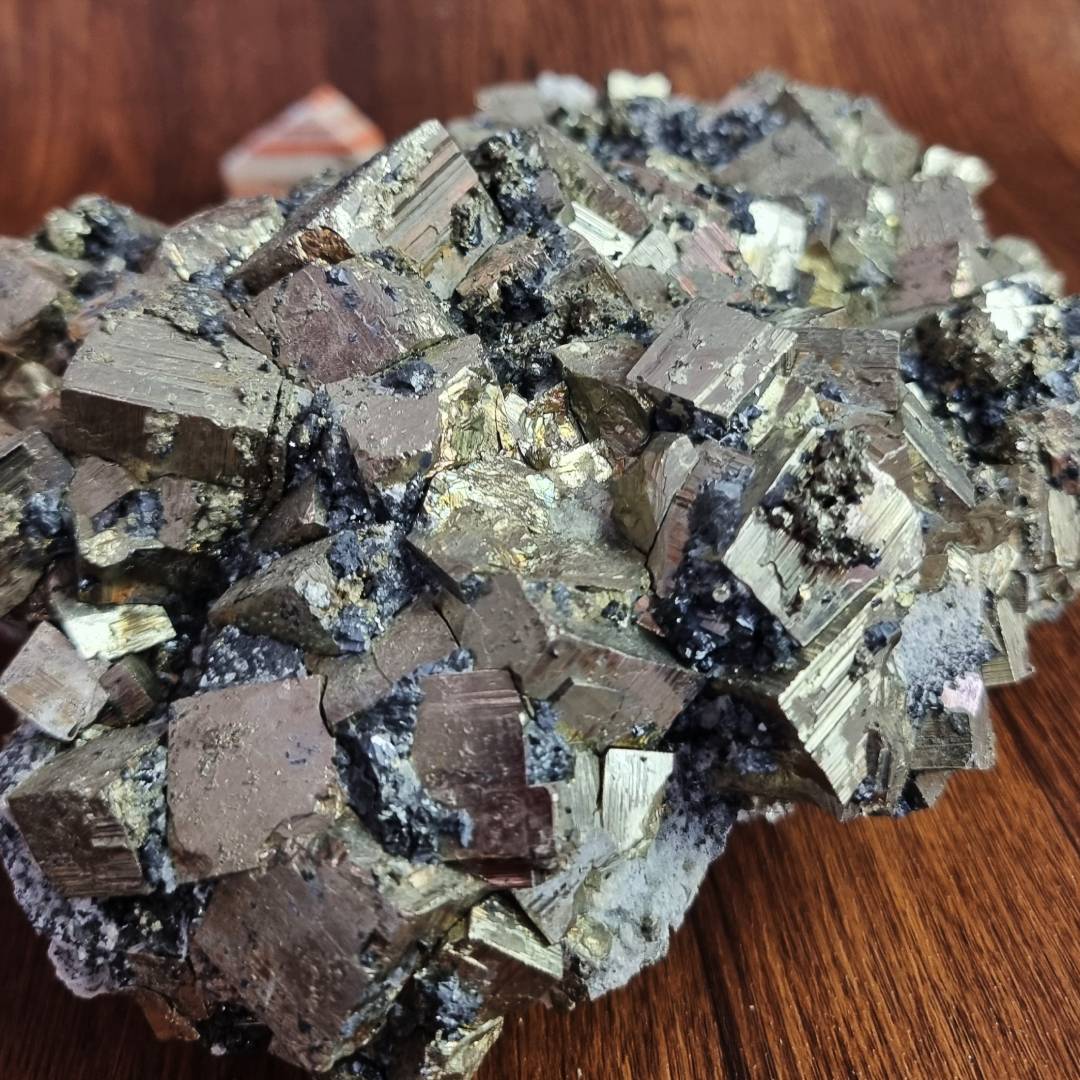 pyrite sphalerite crystal cluster clearance sale offer