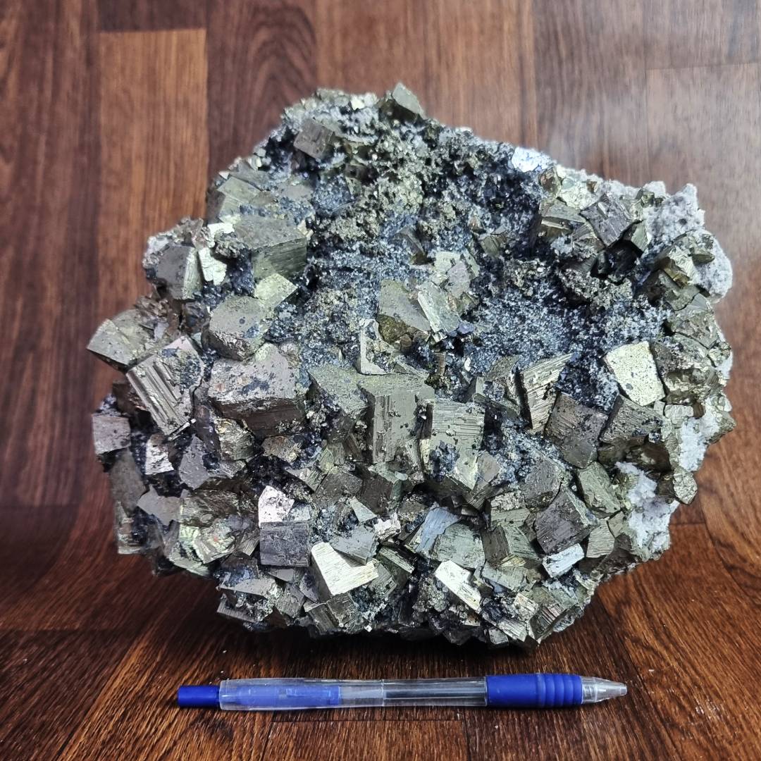 pyrite chalcopyrite sphalerite quartz crystal cluster clearance sale offer