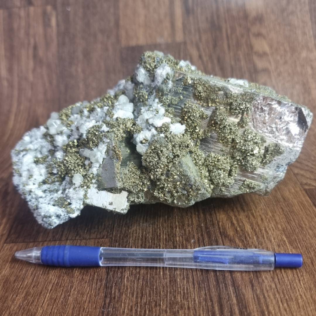 pyrite chalcopyrite sphalerite fluorescent apatite quartz crystal cluster clearance sale offer