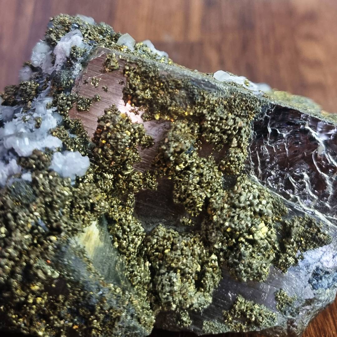 pyrite chalcopyrite sphalerite fluorescent apatite quartz crystal cluster clearance sale offer