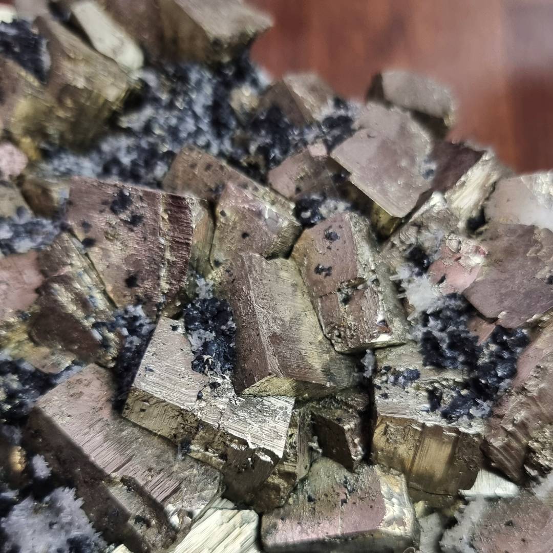 pyrite sphalerite crystal cluster clearance sale offer