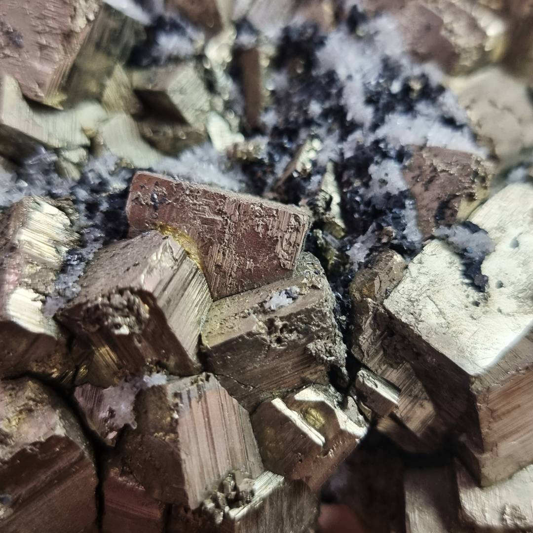 pyrite sphalerite crystal cluster clearance sale offer