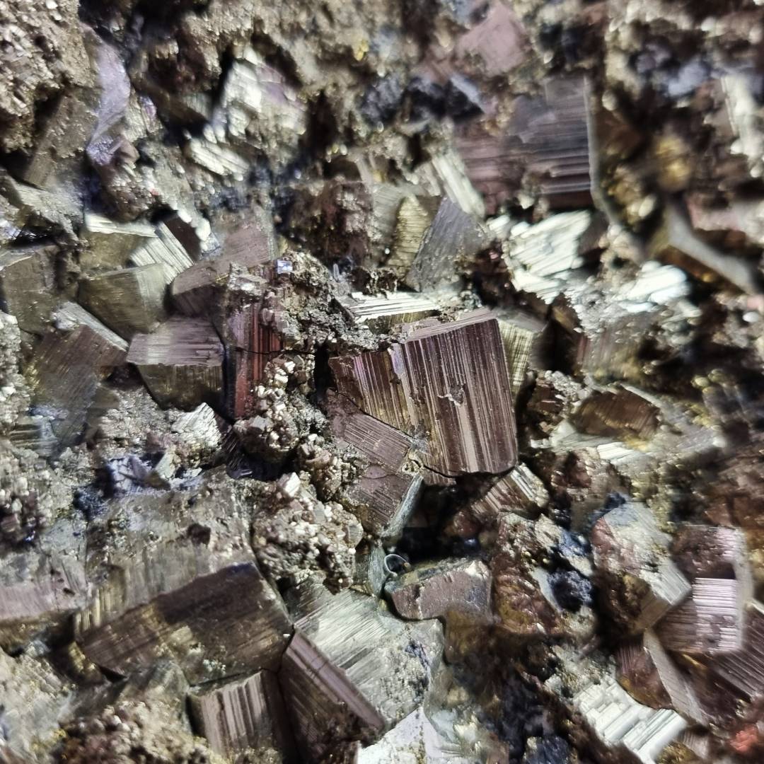 pyrite chalcopyrite quartz sphalerite crystal cluster clearance sale offer