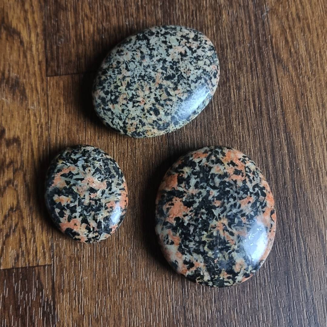 Morning rose granite palmstones clearance sale offer