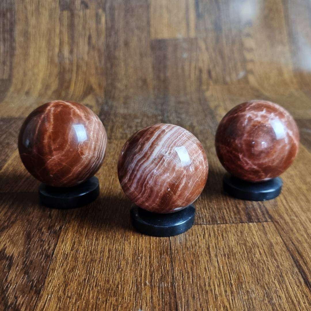 Red Aragonite spheres Clearance sale offer