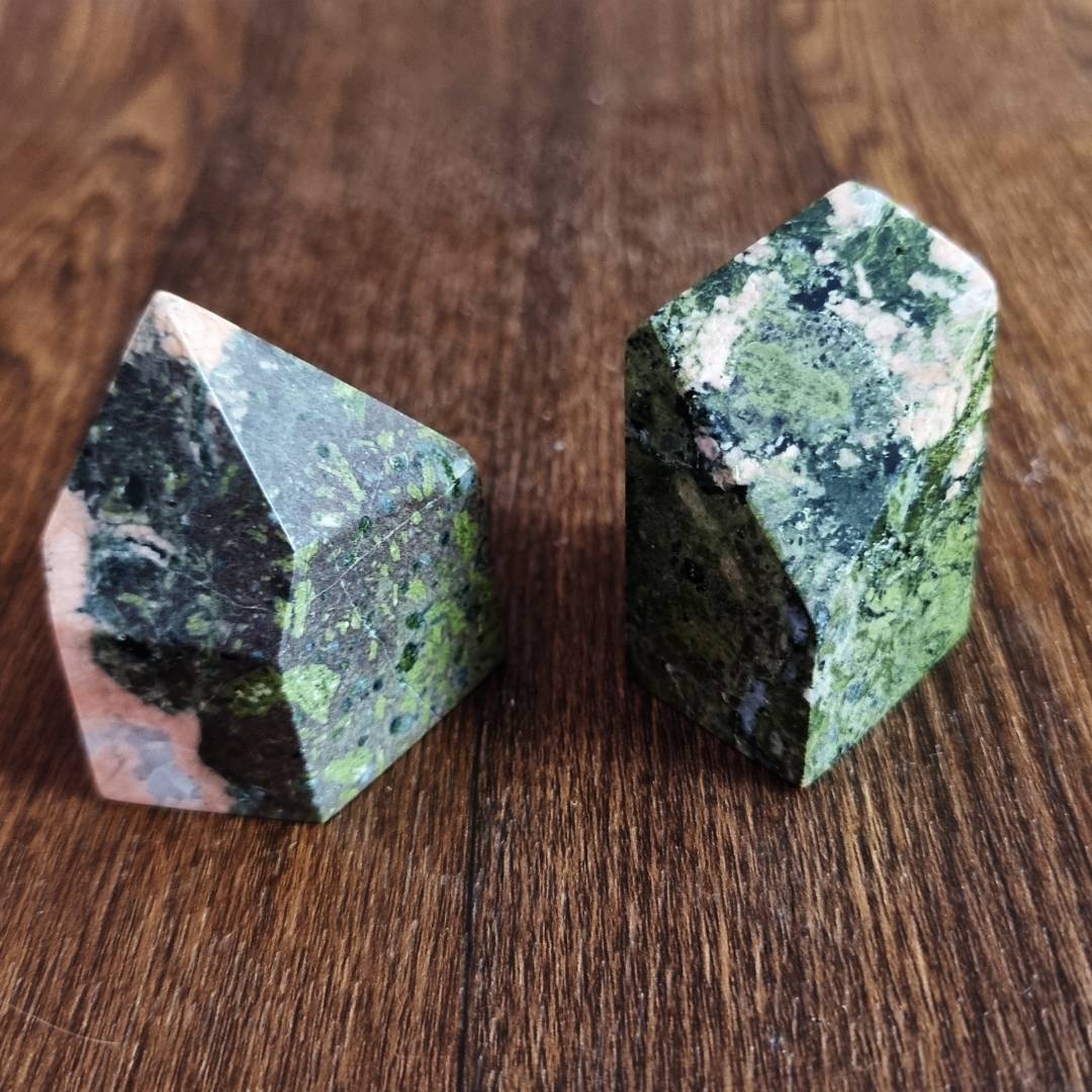 diamond shaped unakite free forms clearance sale offer