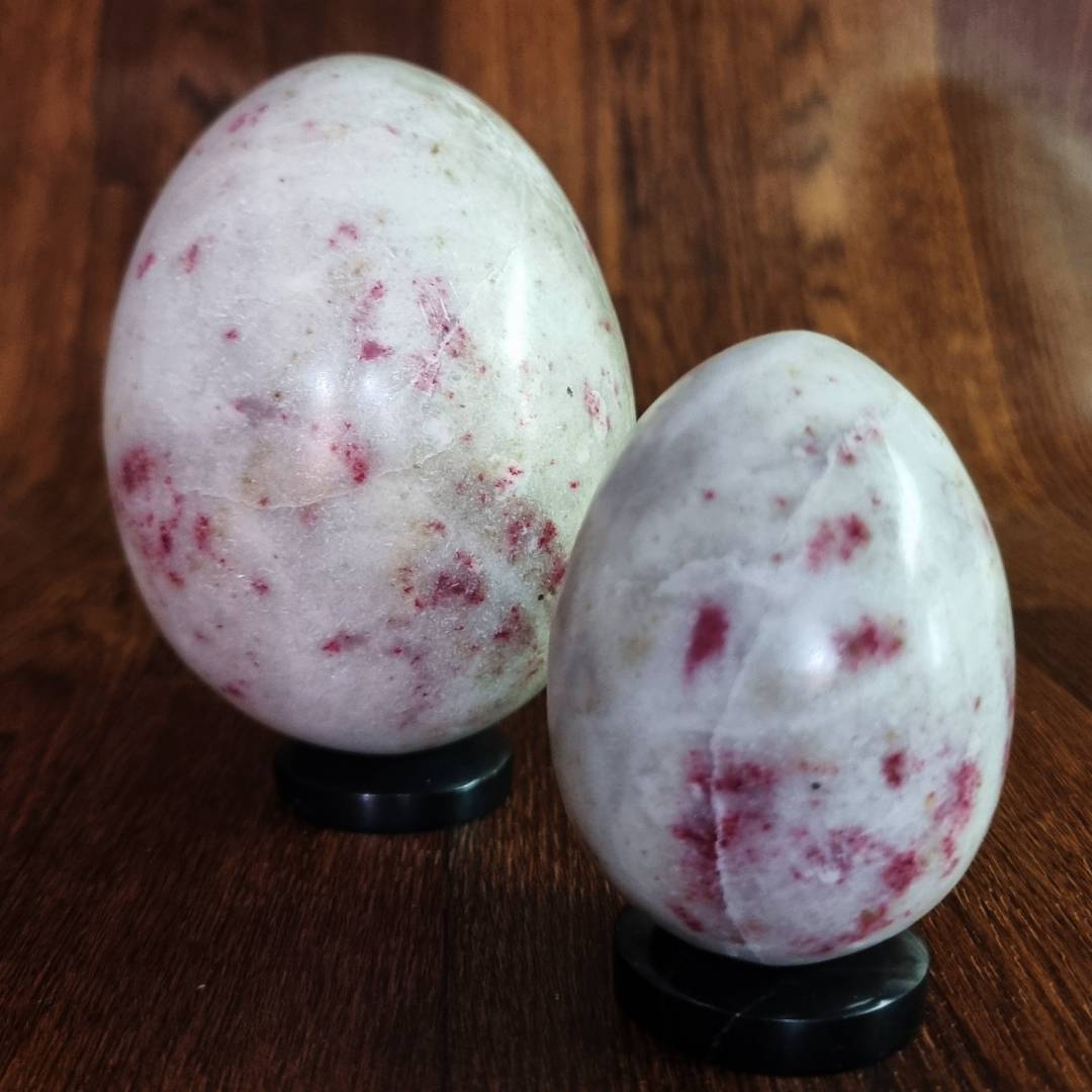 Huge hand-made cinnabrite eggs clearance sale offer