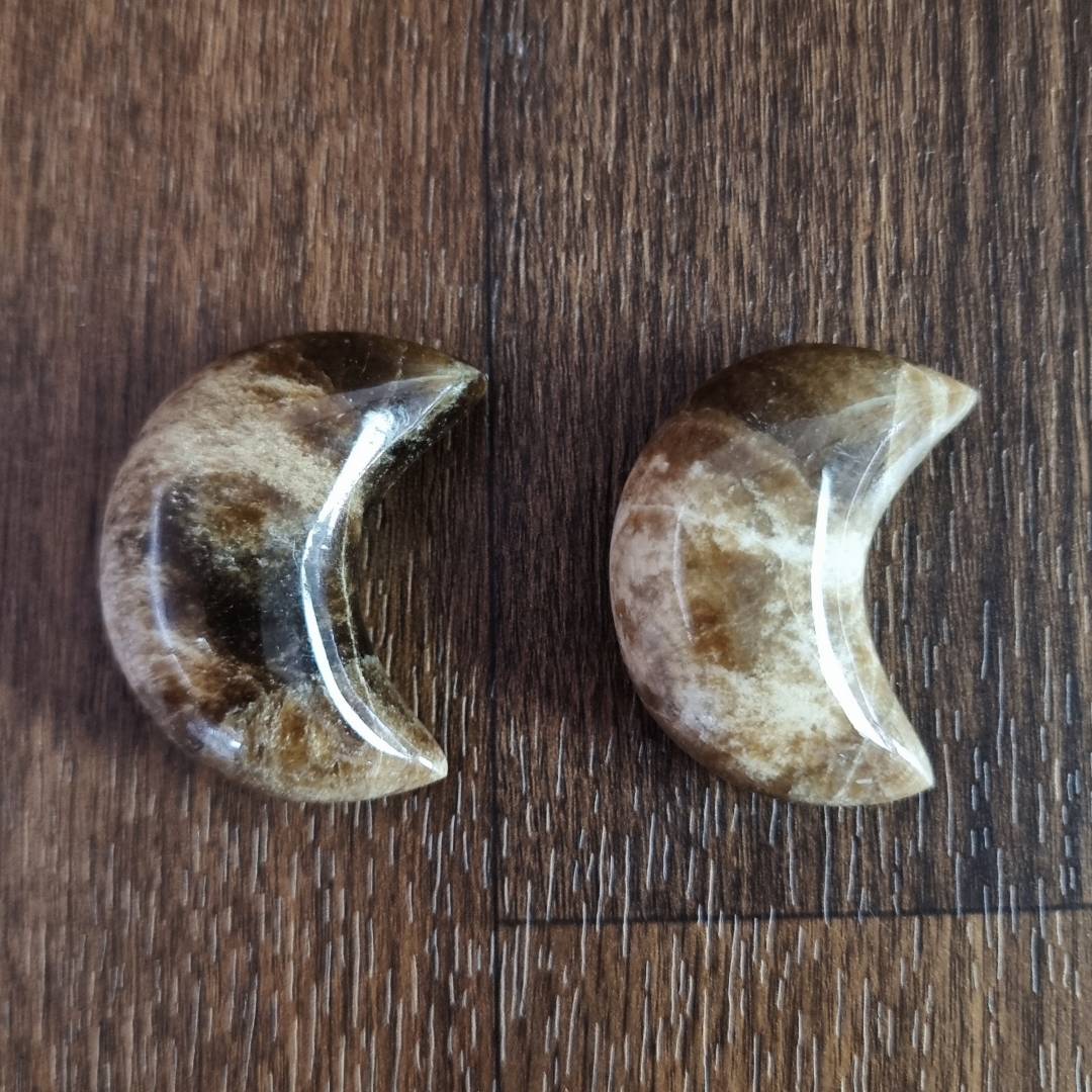 chocolate calcite moons clearance sale offer