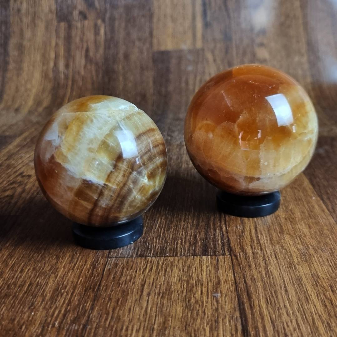 chocolate calcite spheres Clearance sale offer