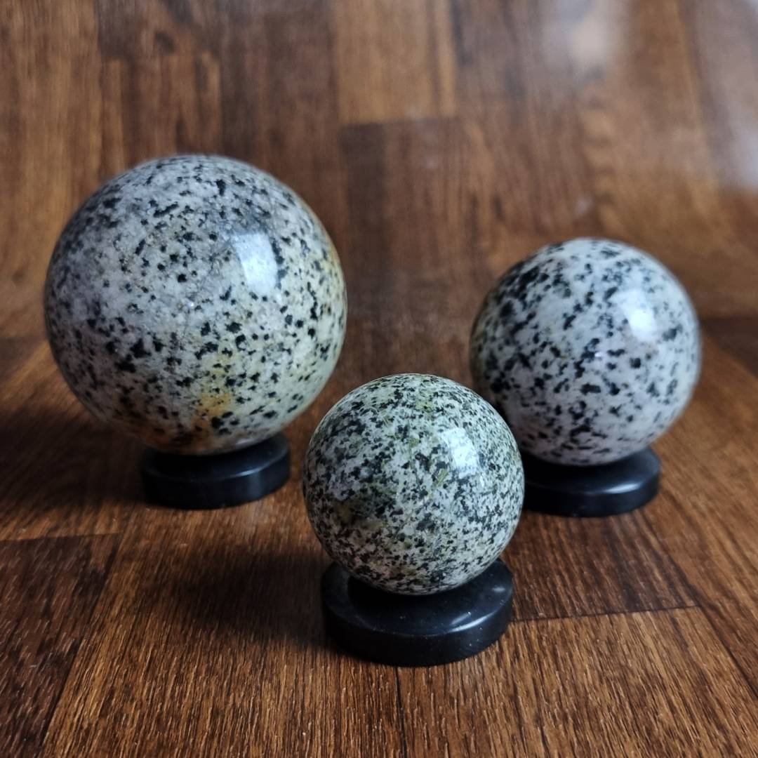 Epidote "semper Fi" spheres Clearance sale offer