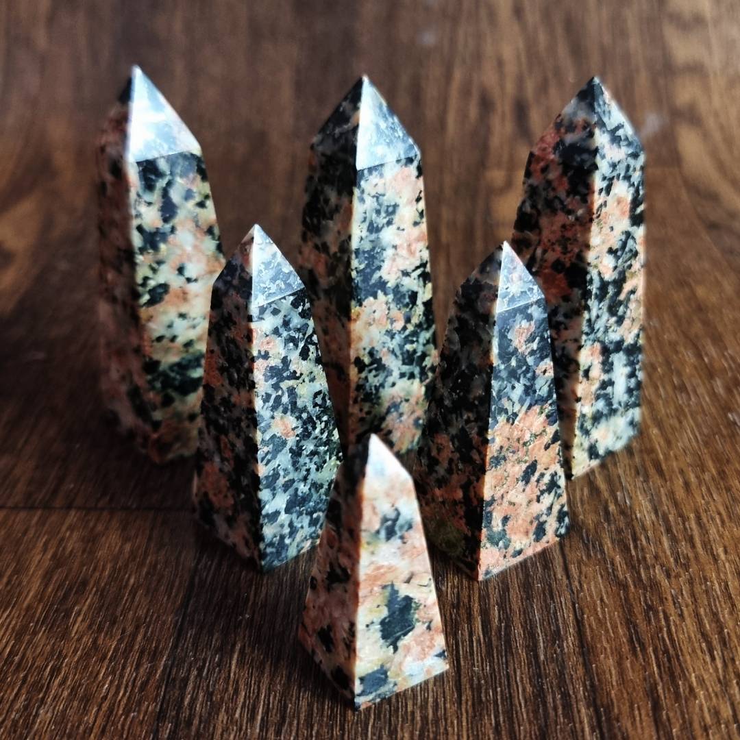 Morning rose granite towers obelisks clearance sale offer