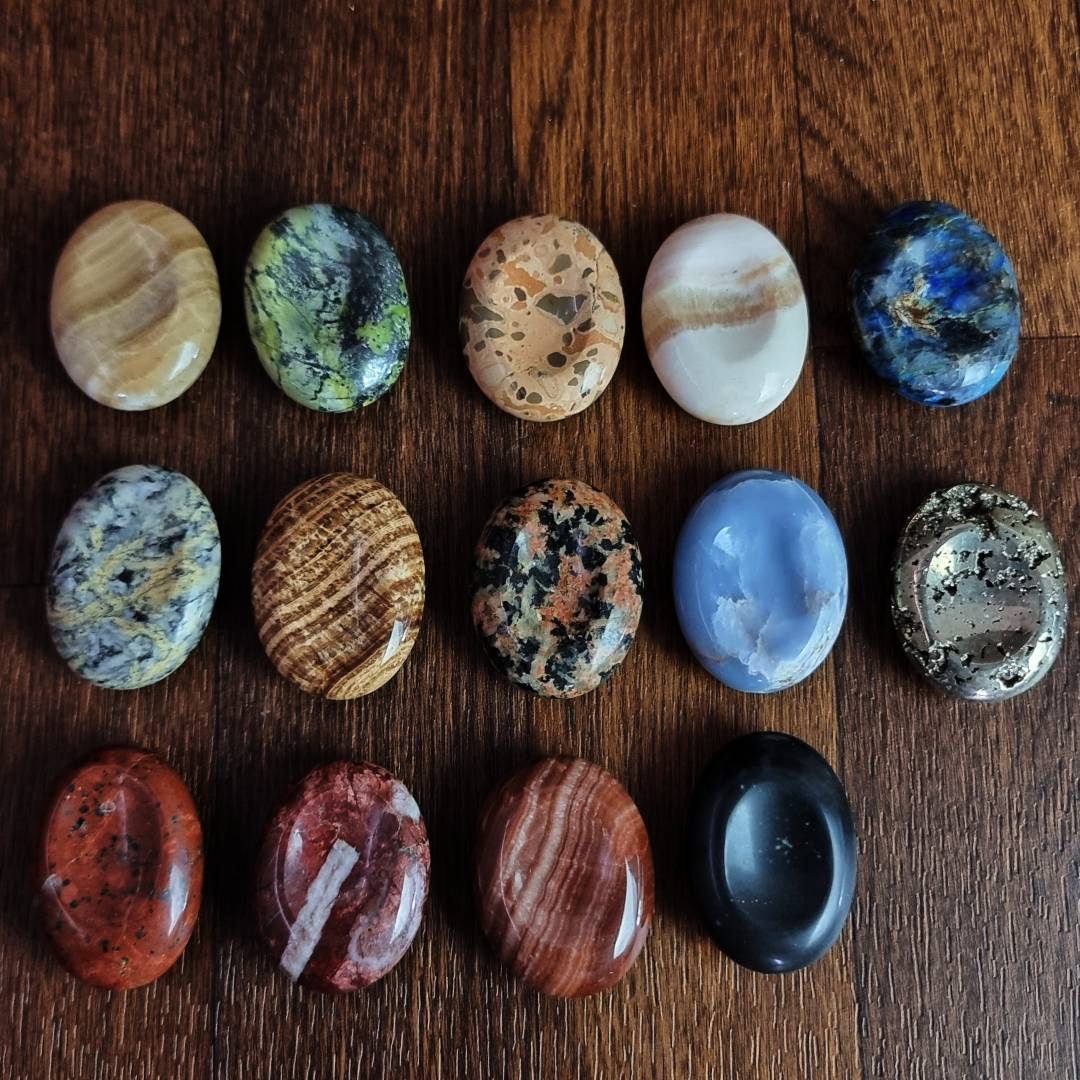 thumb stones worry stones clearance sale offer