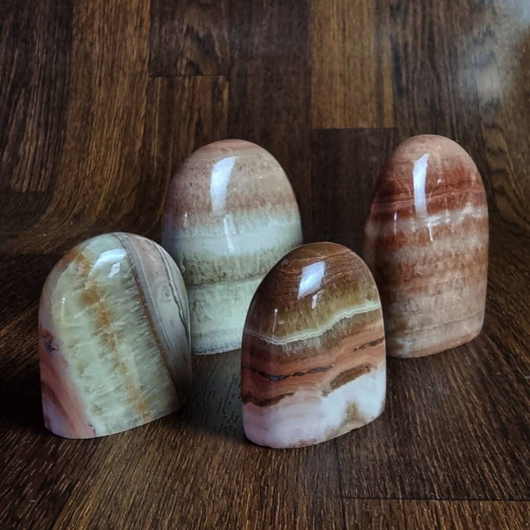 tongue-shaped tiger aragonite free-forms clearance sale offer