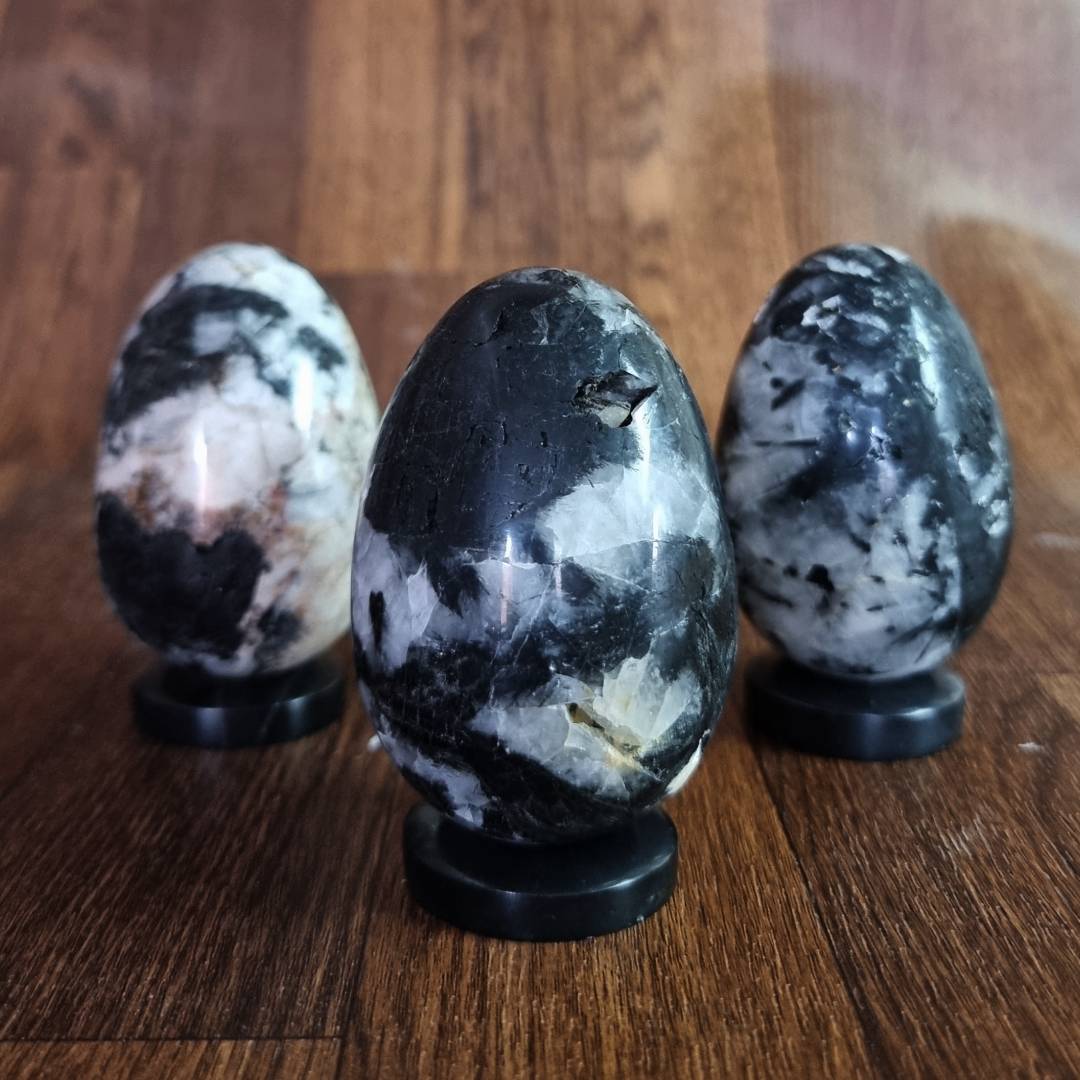Tourmaline in quartz egg Clearance sale offer